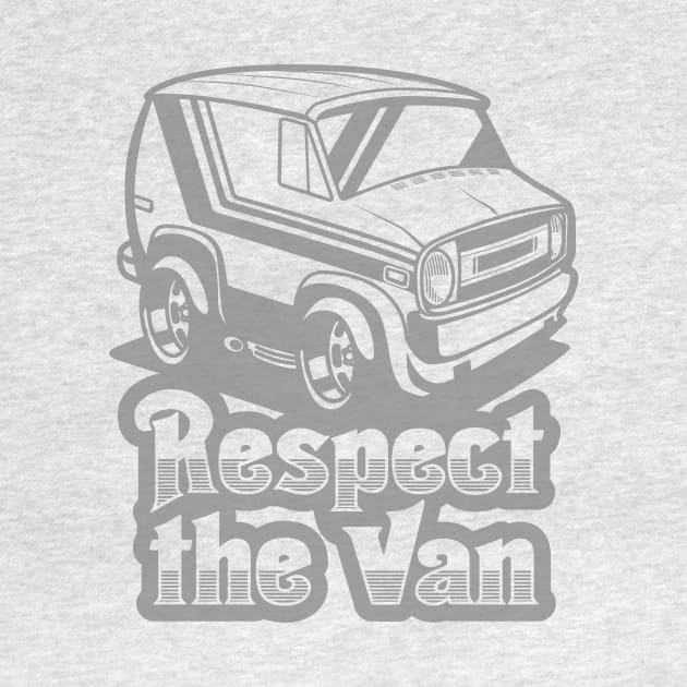 Respect The Van (Ghost) - Green by jepegdesign